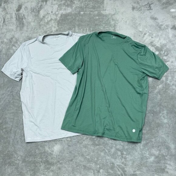 Soybu Performance T-Shirts 2-Pack L/G Green & Gray a1352 - Picture 1 of 4